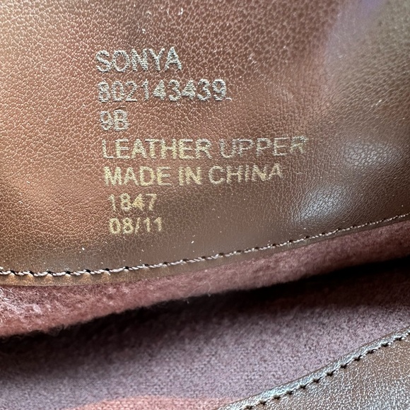 Ralph Lauren Sonya Riding Equestrian Style Boot Brown Leather size 9 - Picture 8 of 9